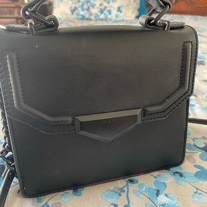 Aldo top handle crossbody black bag. Very good condition. Crossbody chain.